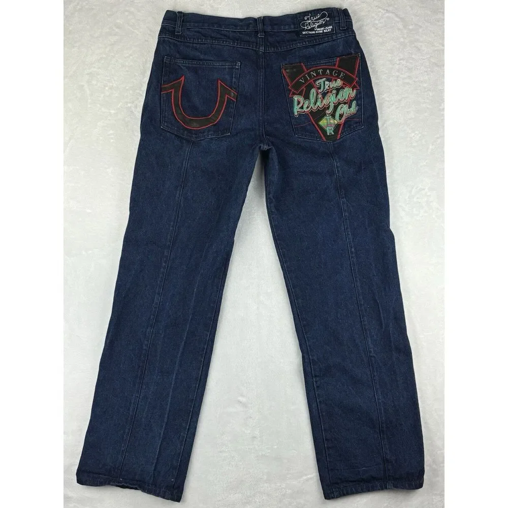 True Religion Jeans Men's 38 Vintage TR Club Mid‎ Rise Jeans (36x33.5 Measured)